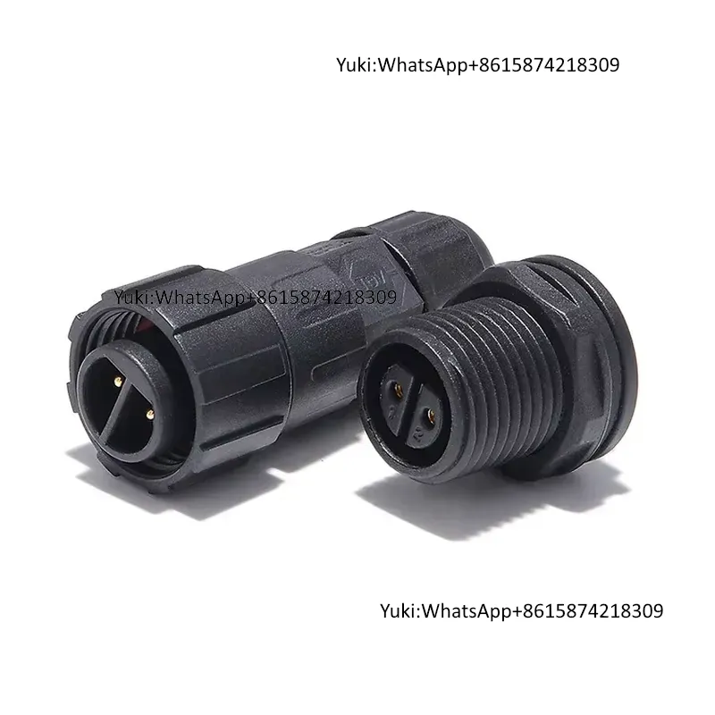 Outdoor Power Plug - IP68 방수 LLT M16 2핀 커넥터