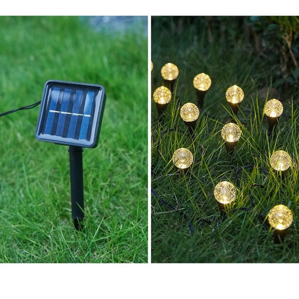 Outdoor Solar Power Xmas Lights - 태양열 구동 5M 20LED 야외 잔디밭