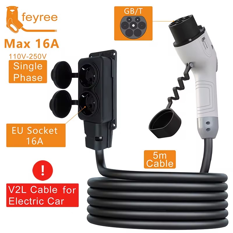 Outdoor Power Plug - 페이리 V2L 케이블 방전 플러그 EV