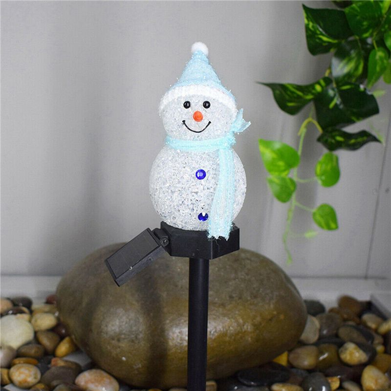 N84R 4X 눈사람 태양광 조명 크리스마스 태양열 L - Outdoor Solar Power Xmas Lights 리뷰 및 가격