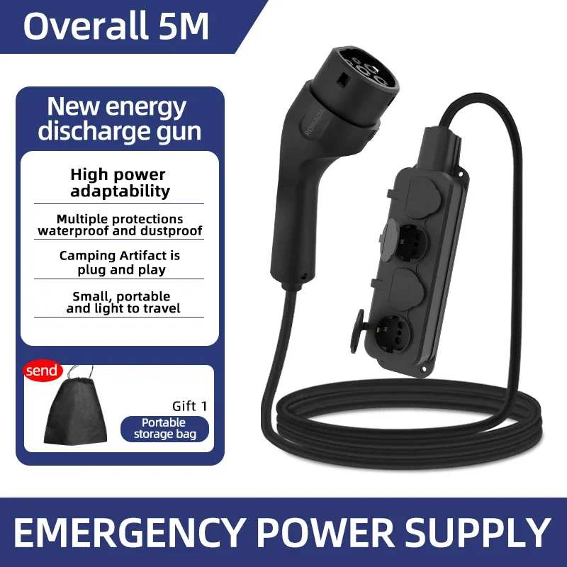 휴대용 16A 4KW 전기차 EV 충전기 V2L 케이블 - Outdoor Power Port 리뷰 및 가격
