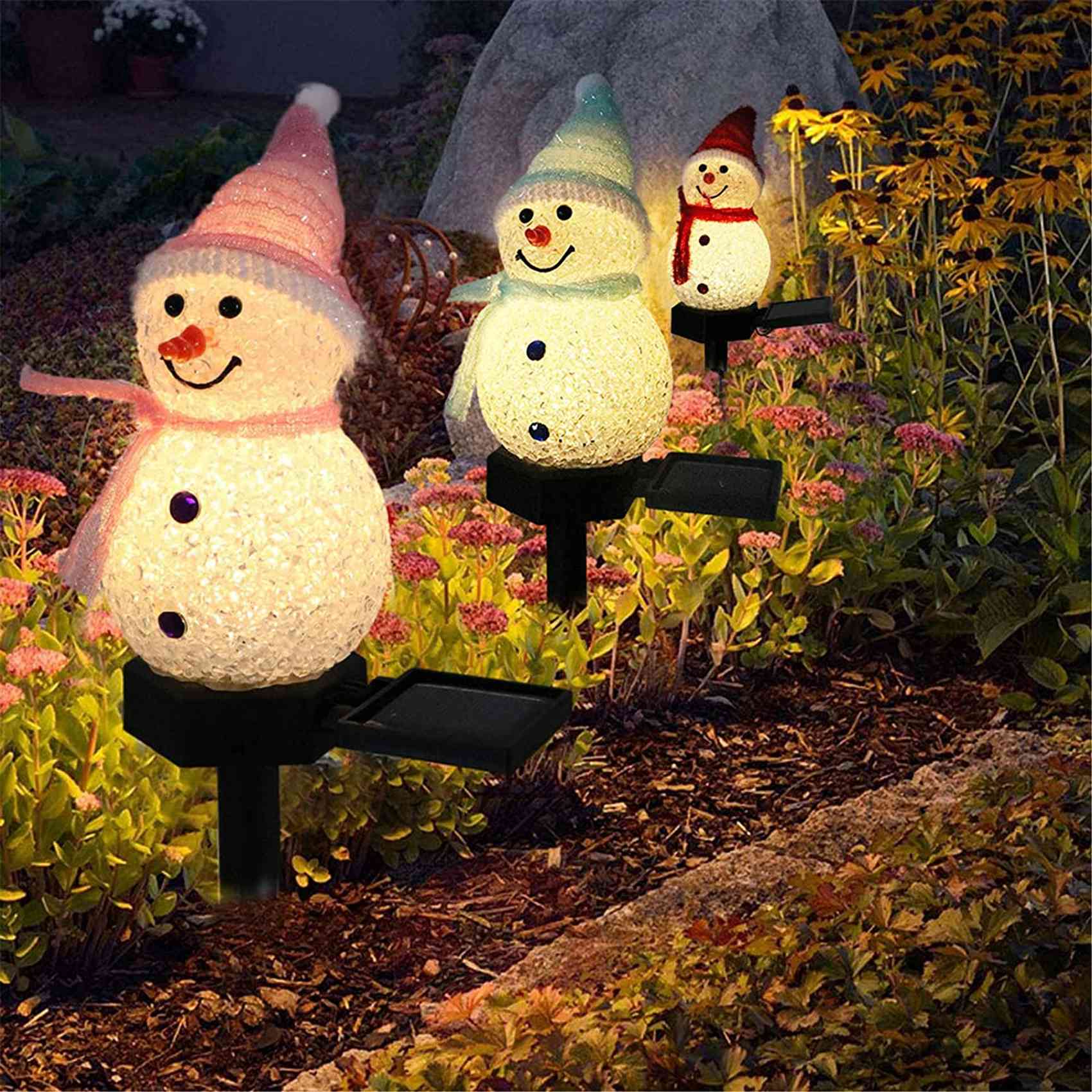 A72P 눈사람 솔라 라이트 크리스마스 태양광 LED  - Outdoor Solar Power Xmas Lights 리뷰 및 가격