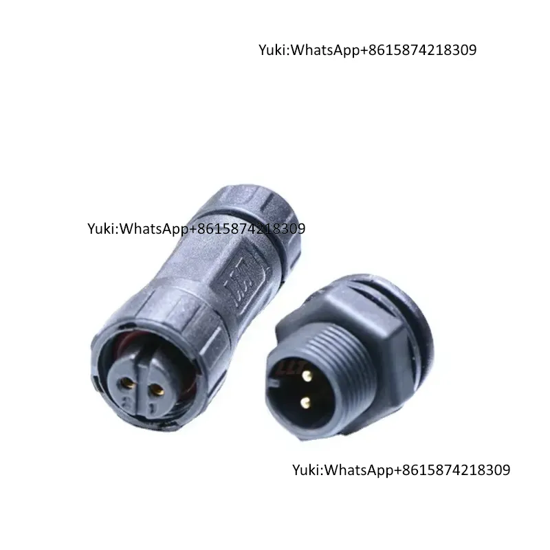 IP68 방수 LLT M16 2핀 커넥터 남성 플러그  - Outdoor Power Plug 리뷰 및 가격