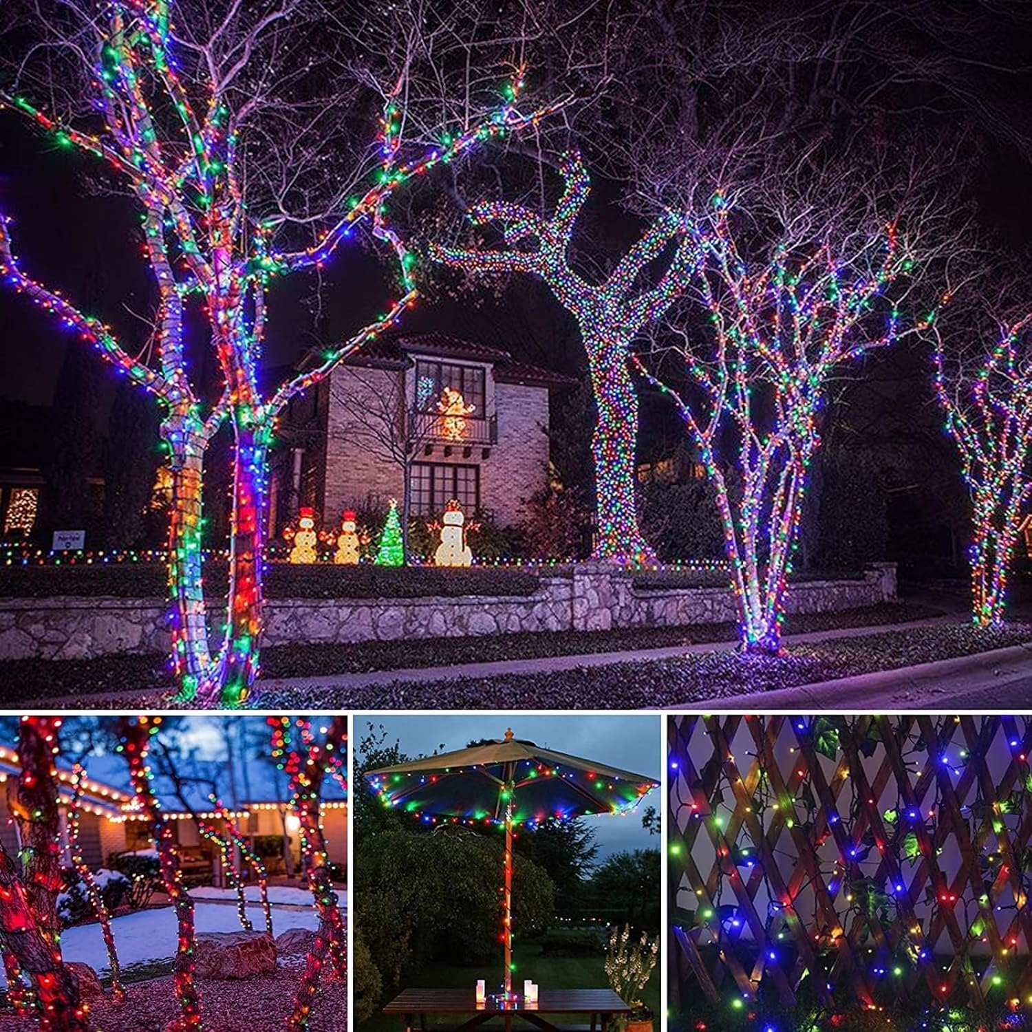 LED 태양열 스트링 조명 300LED 8가지 모드 태 - Outdoor Solar Power Xmas Lights 리뷰 및 가격