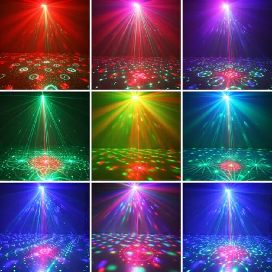 7렌즈 디스코볼 조명 USB 전원 RGBW DJ 스트로 - Outdoor Solar Power Xmas Lights 리뷰 및 가격