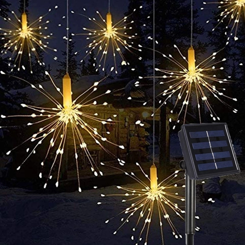 200 LED 태양광 램프, 스타버스트 스트링 라이트, - Outdoor Solar Power Xmas Lights 리뷰 및 가격